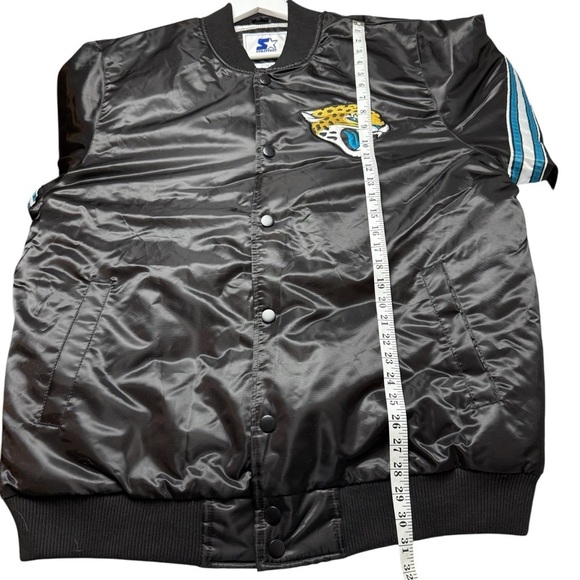 Vtg Starter Jacksonville Jaguars NFL Football Satin Starter Jacket Mens SZ XXL - Picture 12 of 13